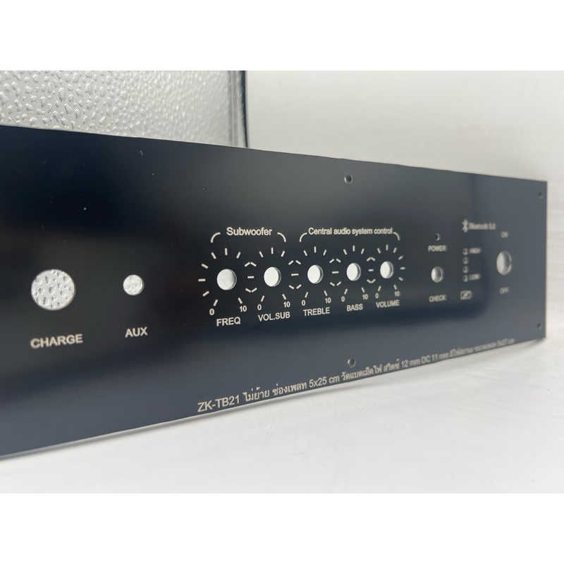 เพลทTb21 ไม่ย้าย(ช่อง5*25)สีดำวัตแบตเม็ดไฟคอมโพสิตหนา3มิล สวิตช์เปิดปิด 12มิล /Dc11 มิล