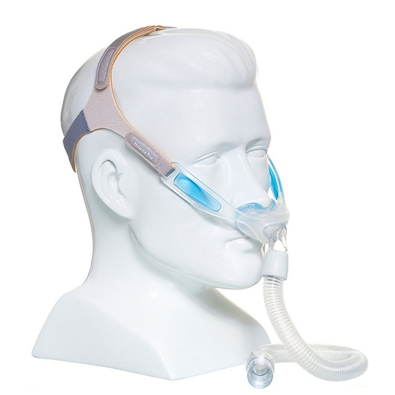 Universal Philips Respironics' Nuance Pro หน้ากาก CPAP หมอนจมูกพร้อมหมอนรองจมูกและโครงเจลขนาด S/M/L รวมหมอน