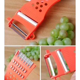 MW092 มีดปอกผลไม้ ที่ขูดมะละกอ เครื่องตัดผักเอนกประสงค์ แบบหนา 5in1 พร้อมส่ง veggie chopper