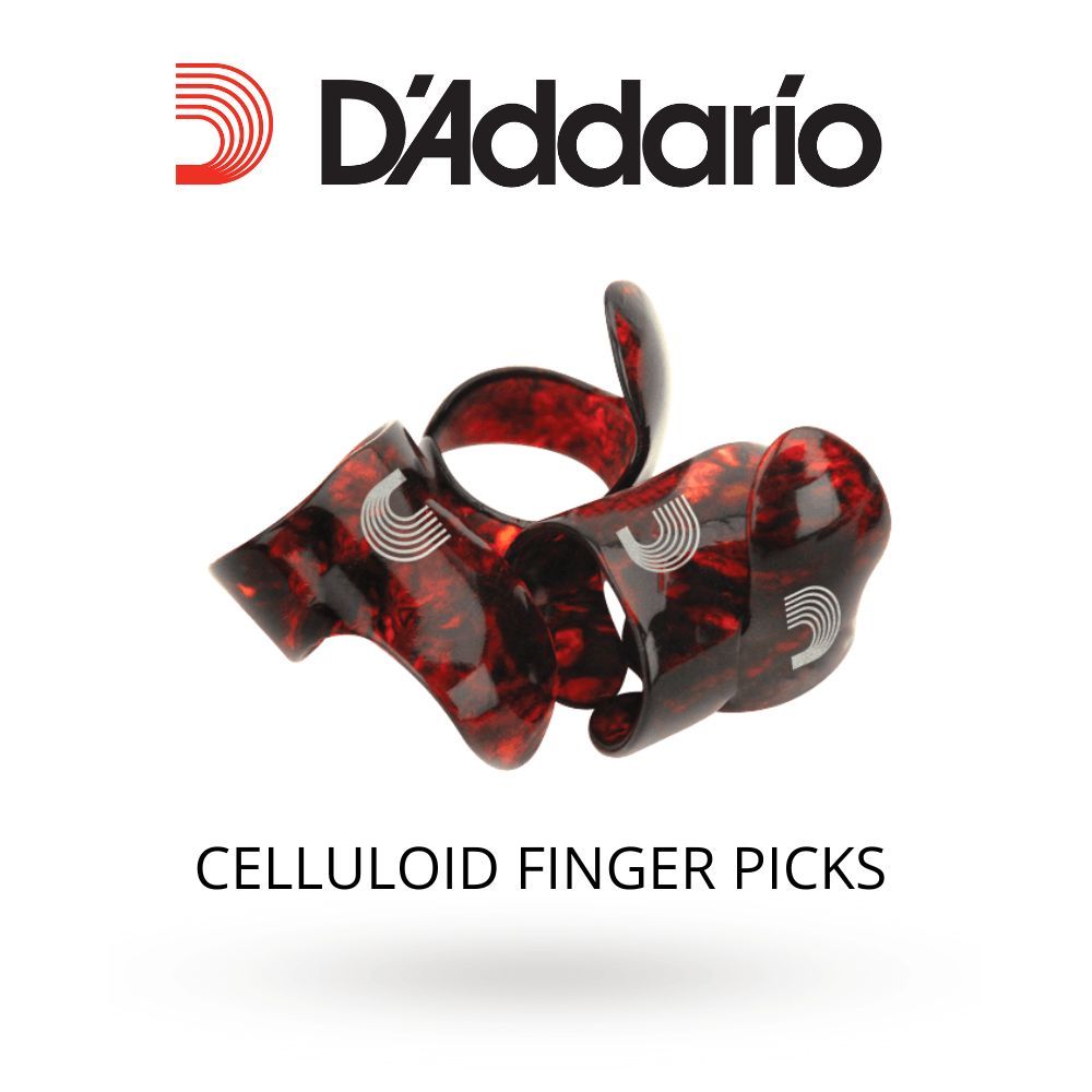 ปิ๊กนิ้ว D'Addario Finger pick Classic Celluloid