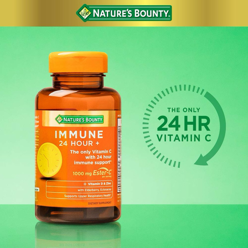 Nature’s Bounty VitaminC IMMUNE 24 HOUR+ 50sofegels