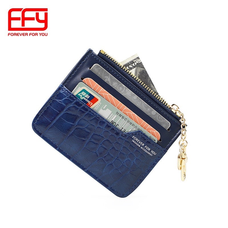 กระเป๋าสตางค์ใบสั้น กระเป๋าใส่บัตร พร้อมพวงกุญแจ (GC-022)