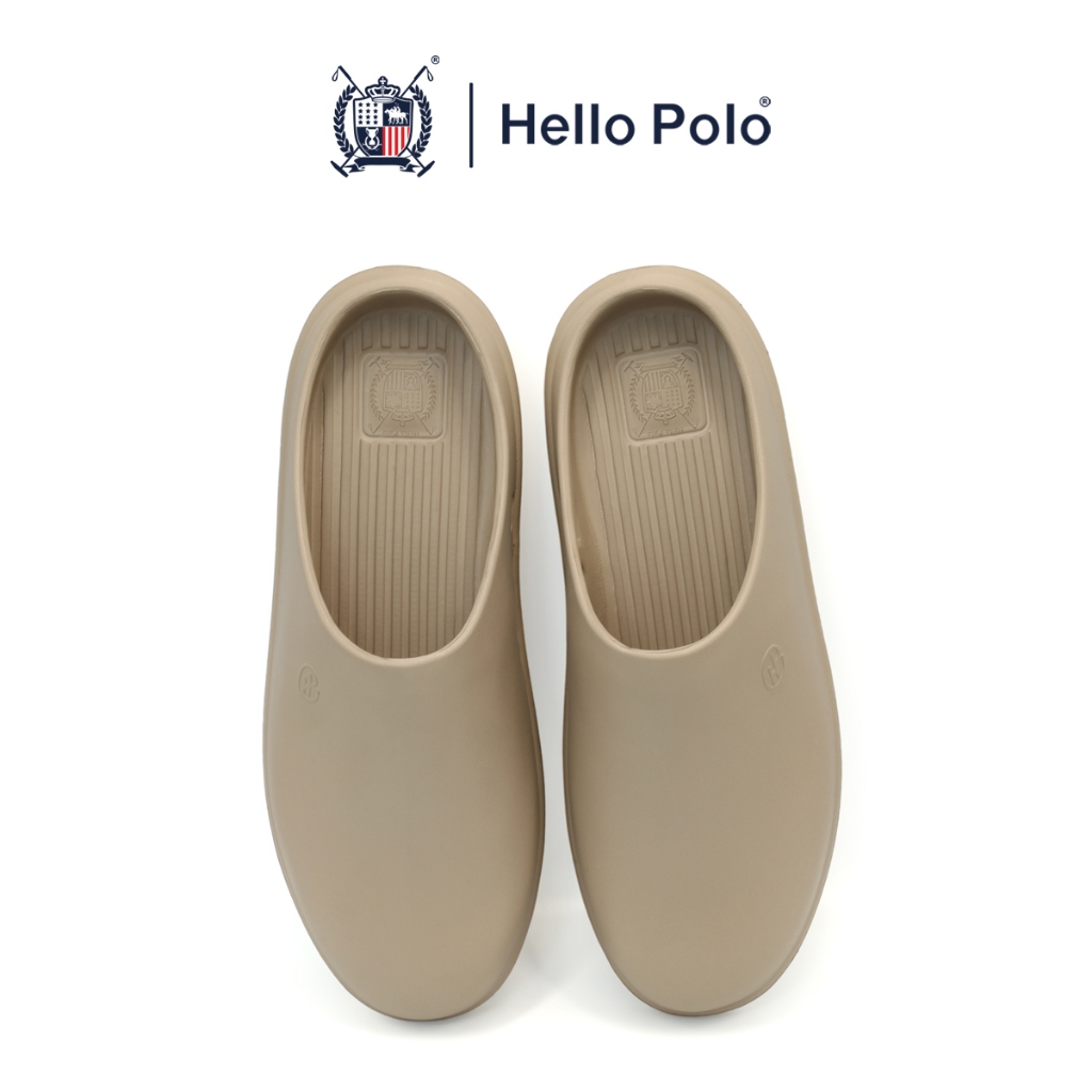 Hello Polo รองเท้าแตะแฟชั่น แบบสวม รองเท้าพื้นนิ่ม สำหรับผู้ชายและผู้หญิง พื้นหนาใส่สบาย เหมาะทุกฤดู HP8023