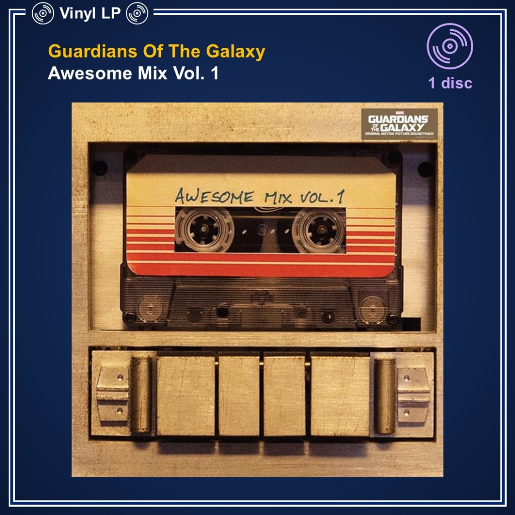[แผ่นเสียง Vinyl LP] Guardians Of The Galaxy - Awesome Mix Vol. 1 (1LP) [ใหม่และซีล SS]
