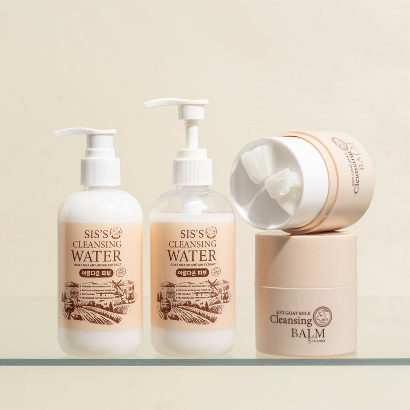 [ลด50%หน้าไลฟ์]คลีนซิ่งนมแพะ Sis คลีนซิ่งบาล์มนมแพะ โทนเนอร์ นมแพะ สูตรอ่อนโยน ล้างสะอาดหมดจด คลีนซิ่งบาล์ม - รูปที่ 4