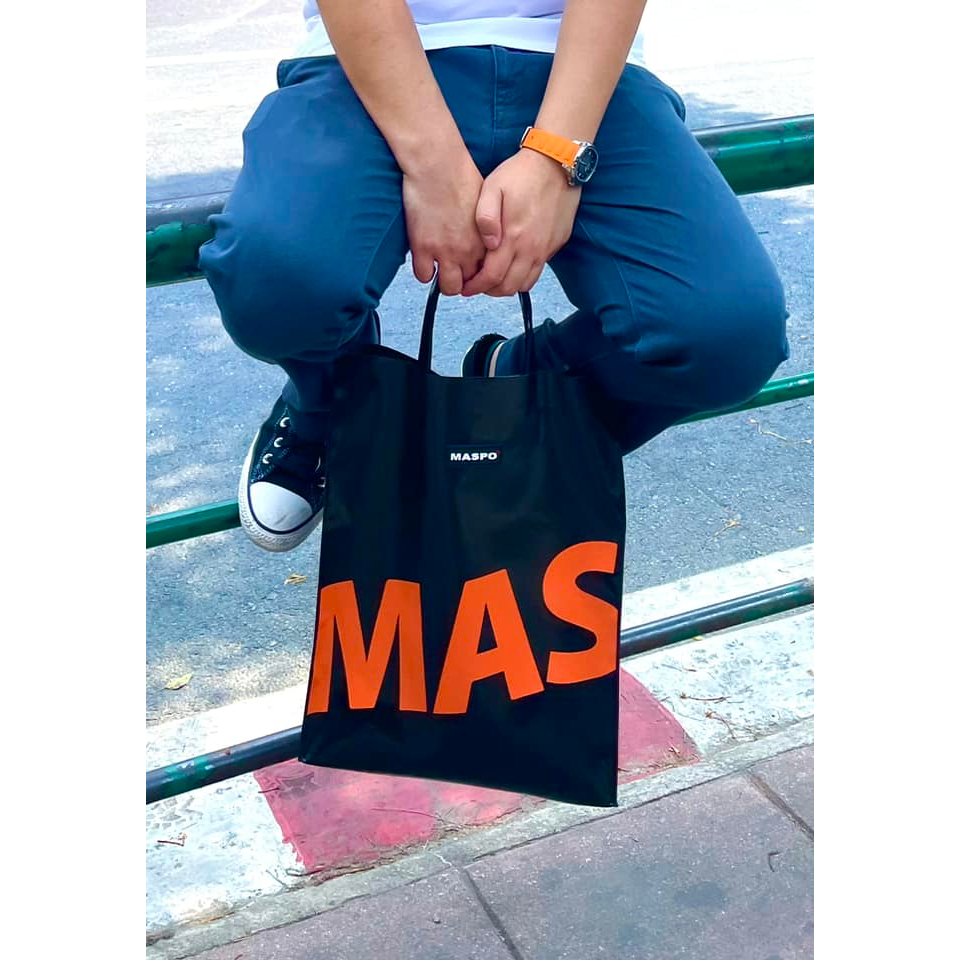 กระเป๋าผ้าใบ​MASPO พร้อมแผ่นรอง