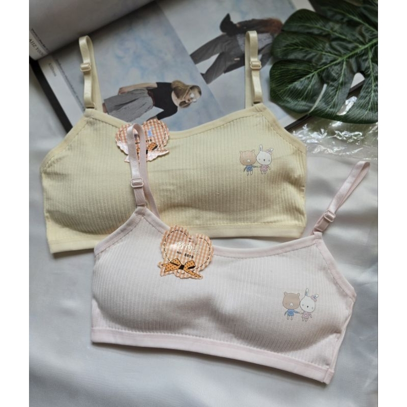 🧸ชุดชั้นในเด็กวัย 10-16 ขวบ บรา Freesize  มีฟองน้ำ สำหรับน้องหนูๆ
