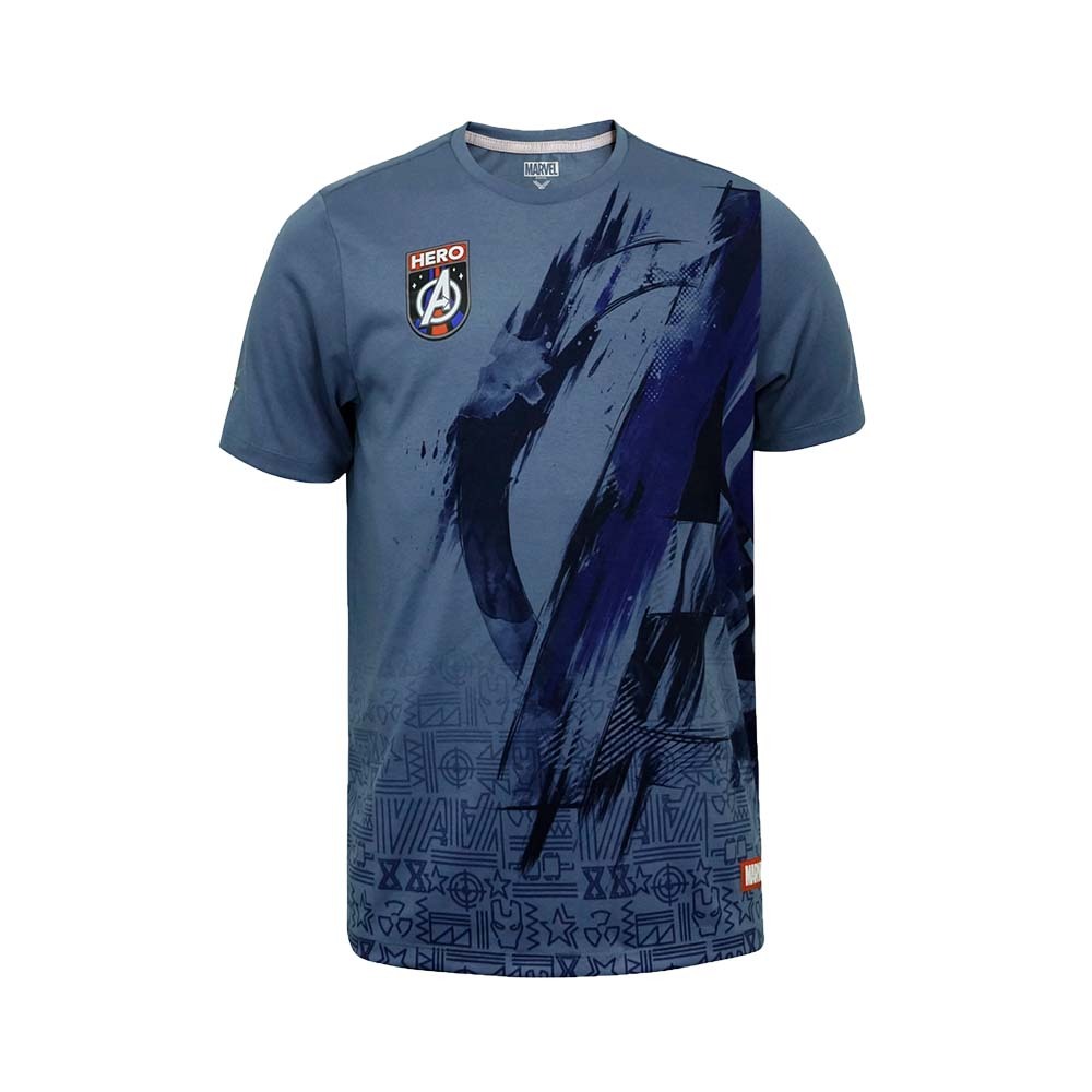 FBT x MARVEL TEAM AVENGERS เสื้อคอกลม ใส่ลำลอง เสื้อยืดแขนสั้นคอกลมแฟชั่นเด็ก/ผู้ใหญ่  รหัส D2T174/D