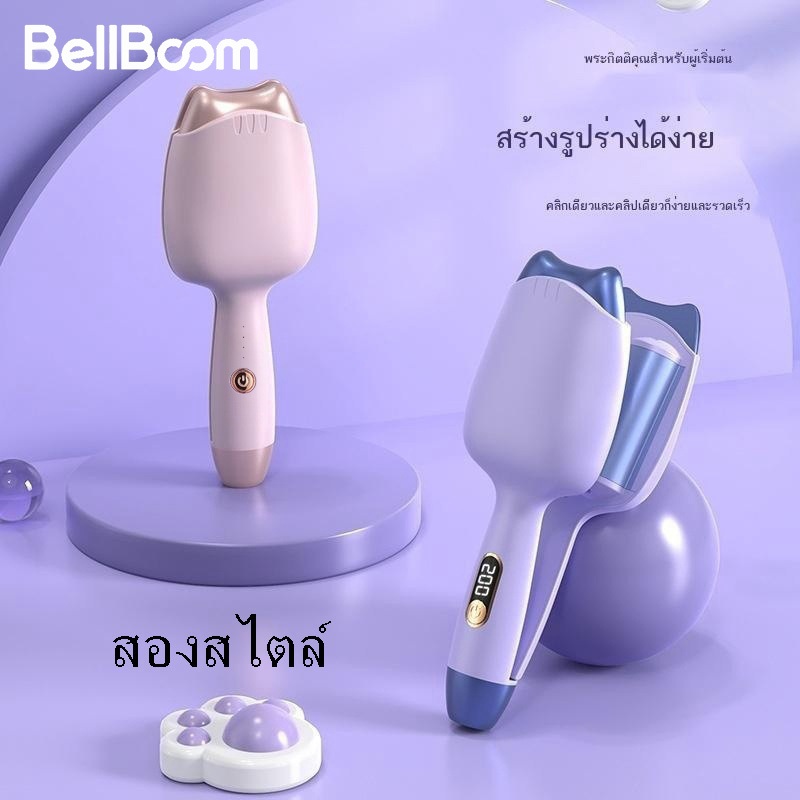 ราคาต่ำสุด Roll kitty ลอนมาม่าเมอเมด Hair Curling เครื่องม้วนผมอุ้งเท้าแมว 32mm ที่หนีบผม หนีบลอนมาม่า ที่หนีบผม