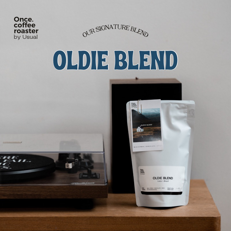 เมล็ดกาแฟคั่วกลาง Oldie blend 200-1000 กรัม (ราคาประหยัด)