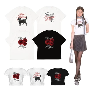 kome.offi เสื้อยืดคอลเลคชั่น Romantic soul