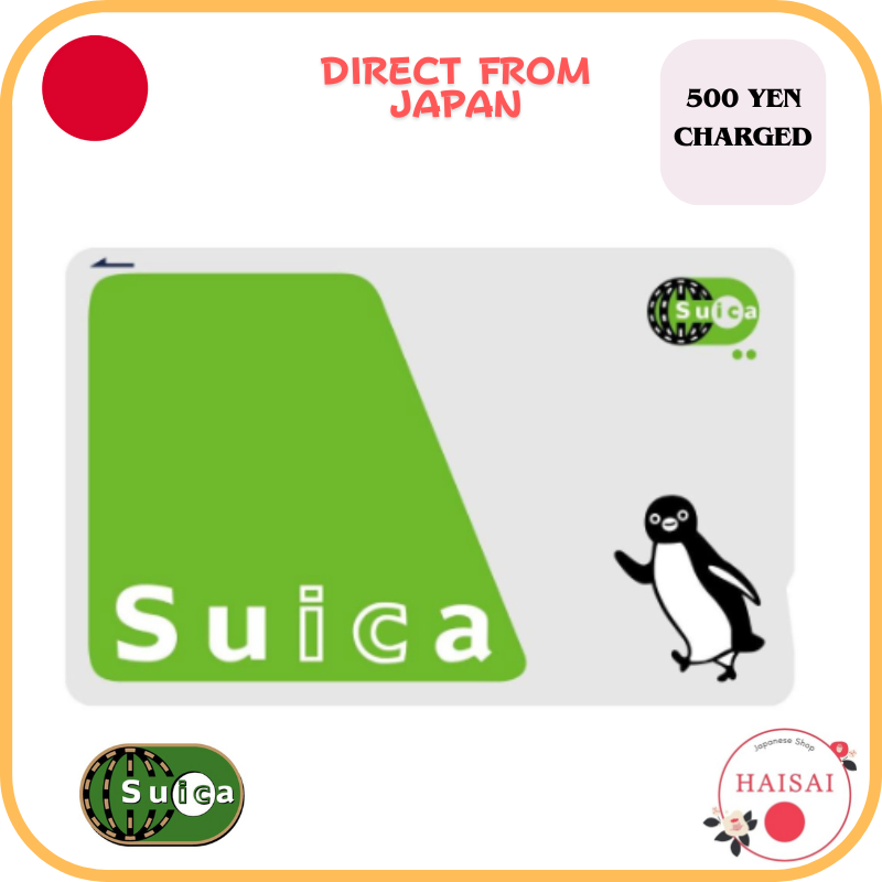 JR East Suica Prepaid IC Transportation Card - ¥500 Pre-Charged, Direct from Japan