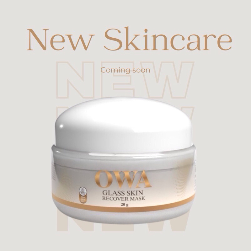 [ มาร์คครีมหน้าฟู]Owa glass skin recover mask