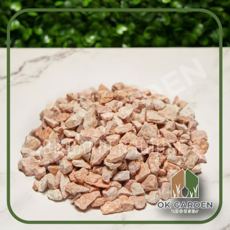 Ok Garden House หินขัดสีชมพู