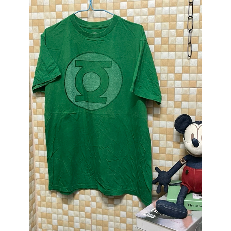 เสื้อ DC comics ลาย Green Lantern สีเขียว ขนาด 21.5/26 นิ้ว