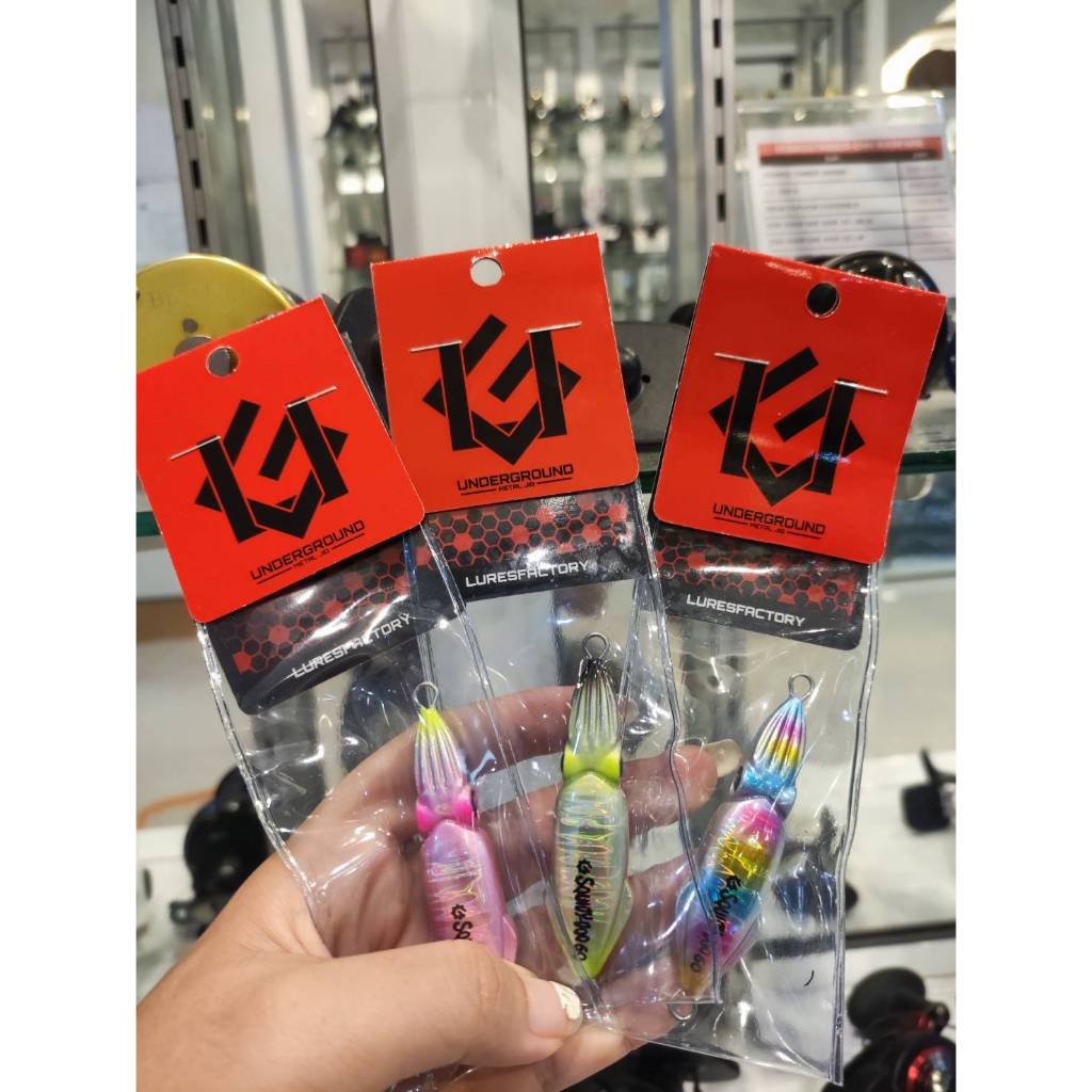 เหยื่อจิ๊ก UNDERGROUND รุ่น Squidy Doo 60/80/100 กรัม