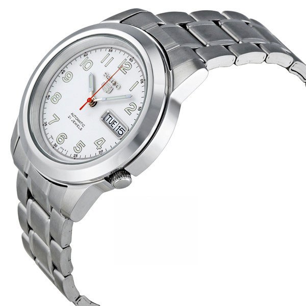 นาฬิกาชายไซโก Seiko 5 Automatic 21 Jewels SNKK33K1 ของแท้รับประกัน 1ปี หน้าปัดพรายน้ำเรืองแสงตัวเลขและเข็ม