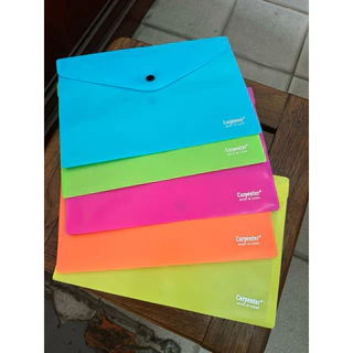 แฟ้มกระดุม A5/A4/F4 [1ซอง] แฟ้มซองใสใส่เอกสาร ซองแฟ้มพลาสคิค กันน้ำ มีเป๊กติด พร้อมส่ง US.Station