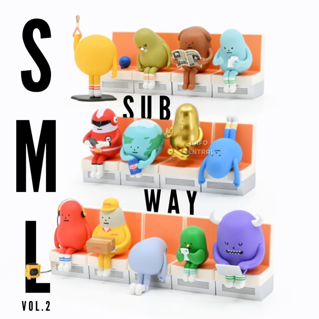 Live 20.00 ** SML mini Vol.2 SUBWAY [พร้อมสุ่ม] กล่องสุ่ม POP MART