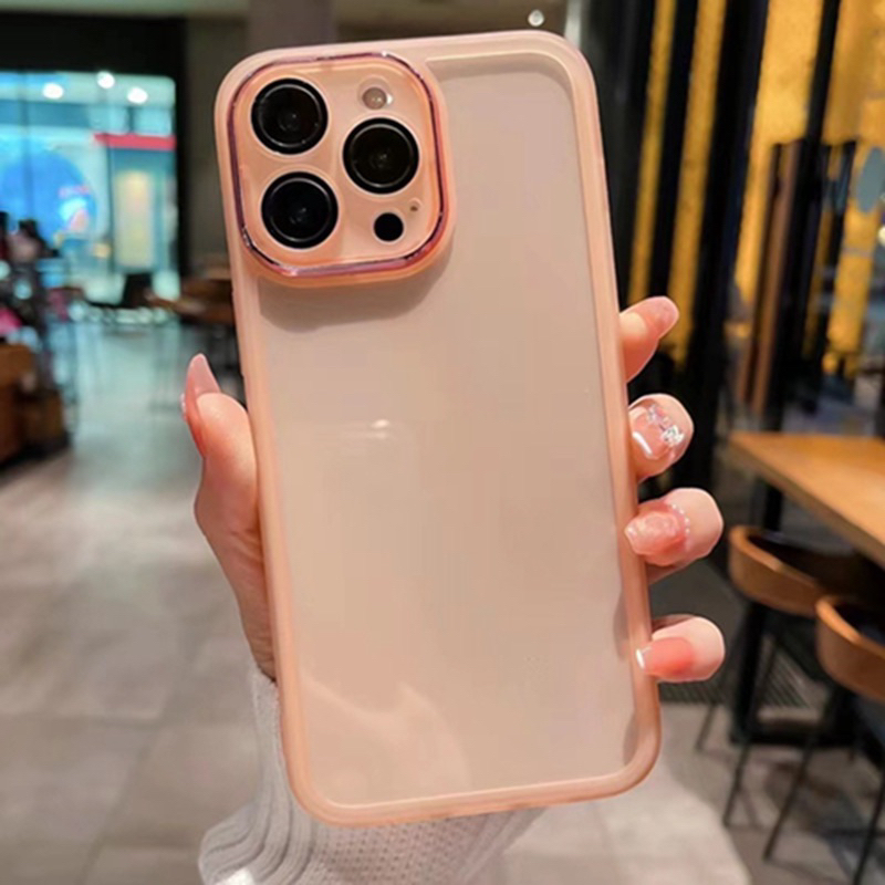 เคสสีกันกล้องใช้สำหรับ iPhone16/16Pro/16Plus/16ProMax/15/15PRO/15Plus/15ProMax/14/14PRO/14Plus/14ProMax/13/13PROMAX