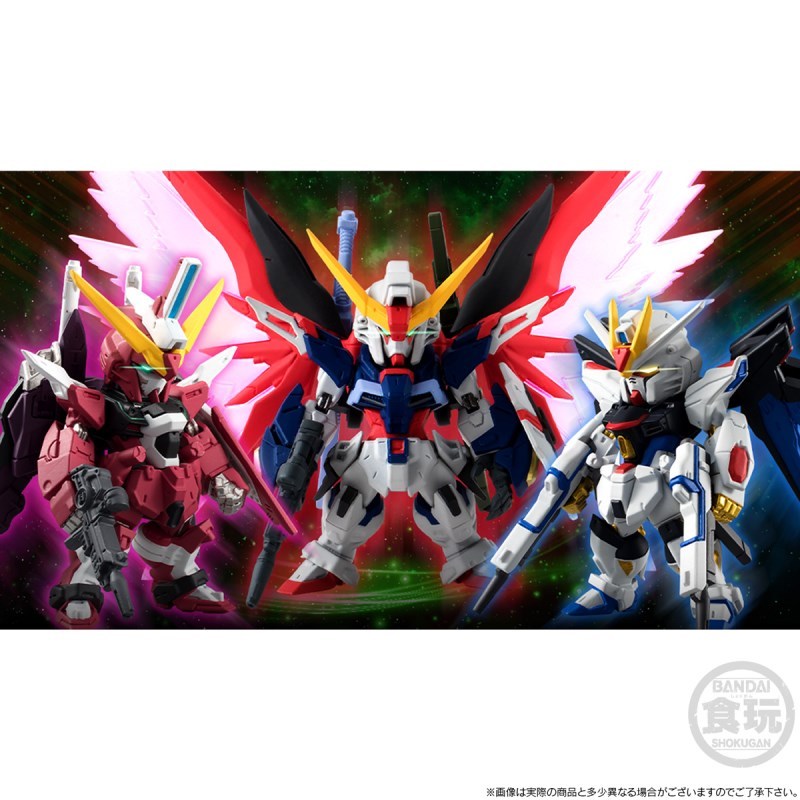 (ลด10%เมื่อกดติดตาม) Fw Gundam Converge Core Mobile Suit Gundam SEED DESTINY 3 Pieces Set