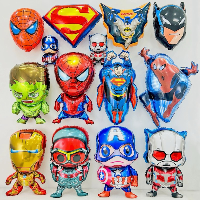 ลูกโป่งฟอยล์ ​Super hero ลูกโป่งวันเกิด