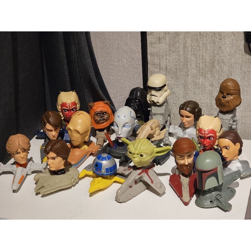 ของเล่น toy ของสะสม มือสอง star wars burger king ทั้งหมด 18 ชิ้น