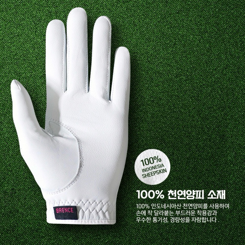 ถุงมือกอล์ฟหนังแกะแท้ 100% จากเกาหลี 🇰🇷 Brence - รูปที่ 3