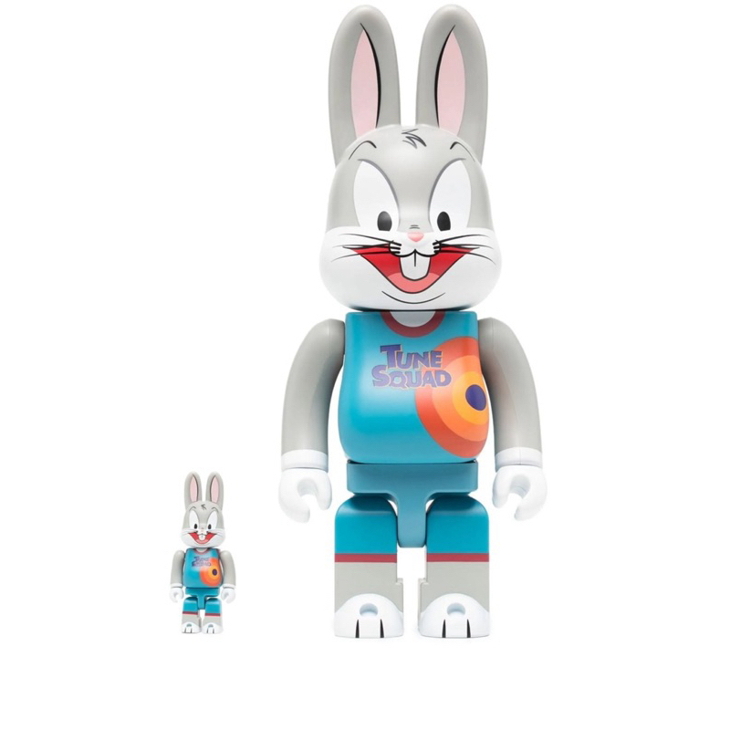 MEDICOM TOY x Space Jam Rabbrick Bugs Bunny BE@RBRICK 100% and 400% figure set