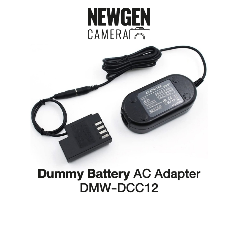 แบตกระสือ Dummy Battery AC Adapter ใช้แทนแบตเตอรี่ Panasonic DMW-DCC12