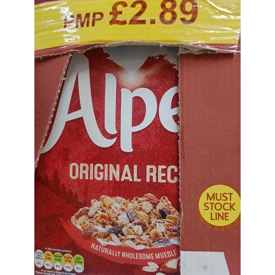 ALPEN Original Recipe Swiss Style Muesli 550g