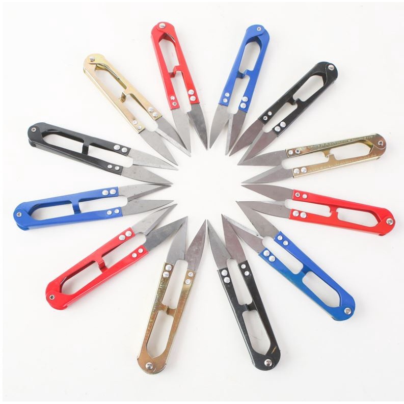 กรรไกรตัดด้ายแบบก้ามปูใช้ตัดขี้ด้ายหรือตัดเศษผ้า ตัดกระดาษ มี5สีให้เลือก มีความคมที่ดีDIY / Scissors - รูปที่ 3