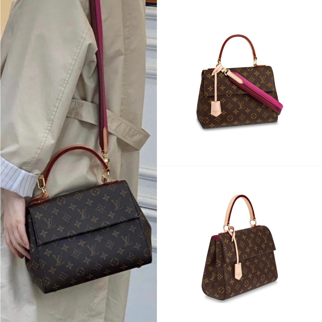 Louis Vuitton/CLUNY/กระเป๋าสะพาย/กระเป๋าถือ/ของแท้ 100%