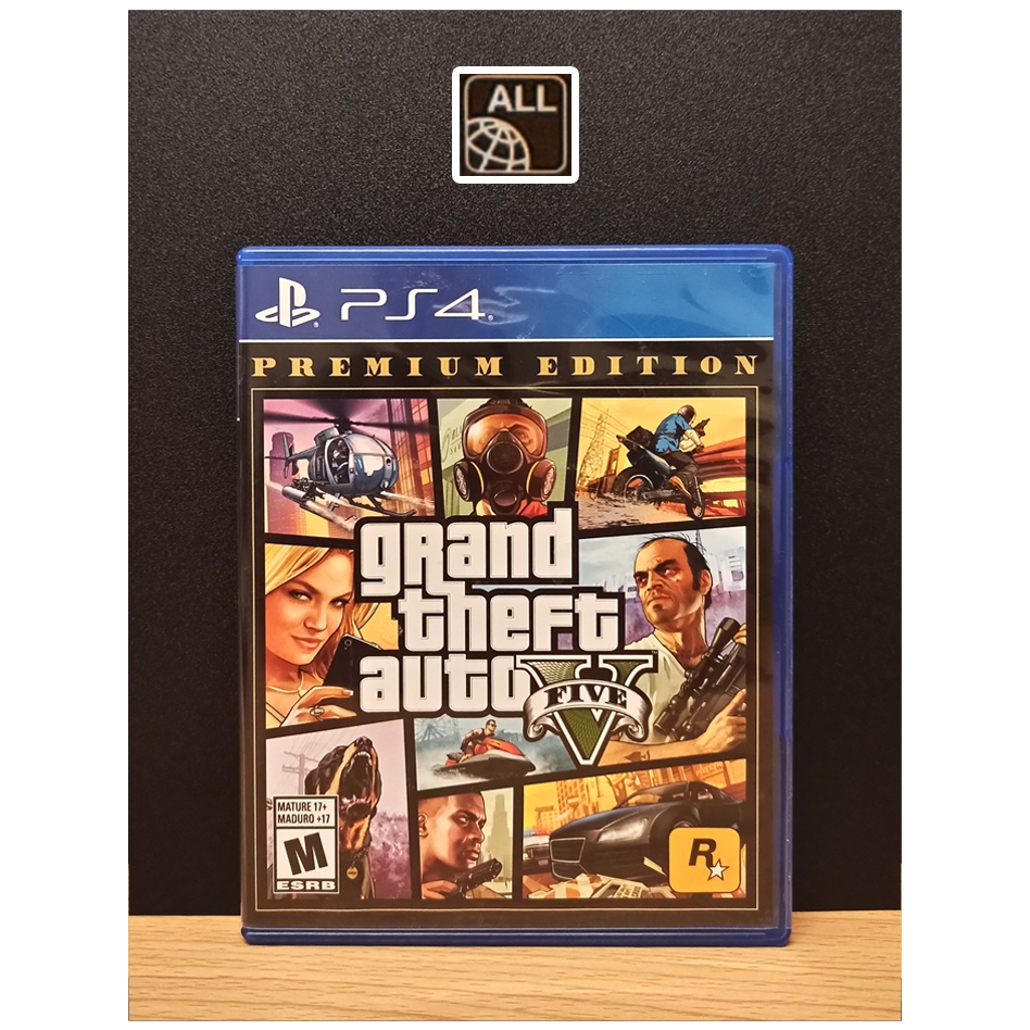 PS4 Games : GTA V Premium Edition มือ1 NEW **ไม่มีแผนที่**