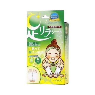 [พร้อมส่ง] แบ่งขายเป็นคู่ แผ่นแปะเท้าญี่ปุ่น แปะเท้าเพื่อผ่อนคลาย Ashirira Sheet นำเข้าจากญี่ปุ่น