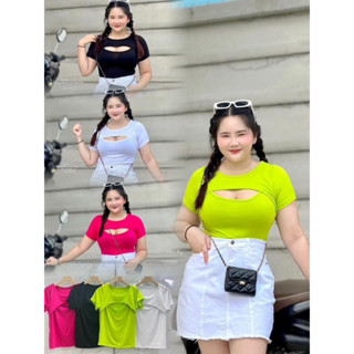 เสื้อเรย่อนเว้าอกเว้าใจ แซ่บๆ อก32-44“