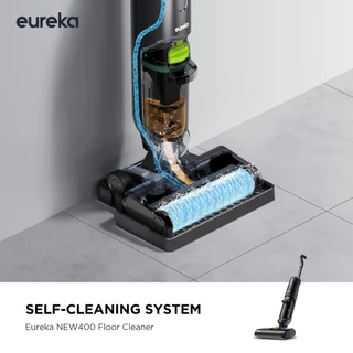 𝗔𝗨𝗧𝗢𝗕𝗢𝗧 x Eureka New 400 เครื่องล้างพื้น เครื่องดูดฝุ่น ไร้สาย ดูดน้ำ ขัดถูพื้น ใส่น้ำยาได้
