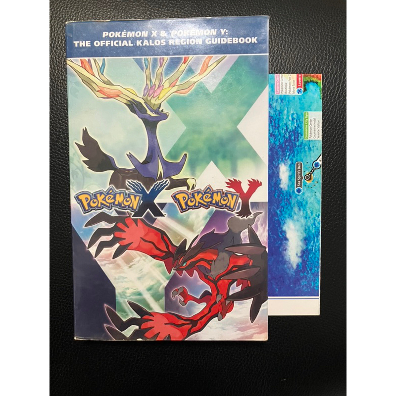 หนังสือบทสรุปเกม guide book pokemon x pokemon y