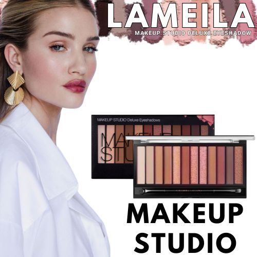 พาเลทอายเเชโดว์ 10 เฉดสี Lameila Makeup Studio No:3599 สีสวย ติดทนมีทั้งเนื้อแมทและกลิตเตอร์ เนื้อนุ่มเนียน เม็ดสีชัด