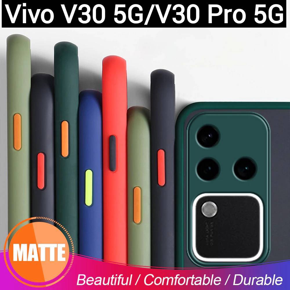 Vivo Y03T/Y28S 5G/V30e 5G/Y18/Y28 5G/Y03/Y100 5G/V30 Lite(ส่งในไทย)เคสขอบนิ่มหลังแข็งขุ่นคลุมกล้องVi