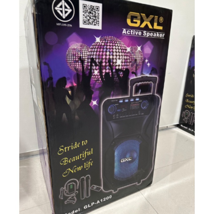 [GLP-A1200] GXL Active Speaker ลำโพงเคลื่อนที่แถมไมค์ลอย มีบูลทูธ