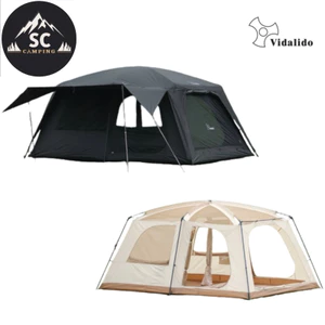 Vidalido Poon Saan Tent Cabin รุ่นอัพเกรด เต็นท์ขนาดใหญ่ 4-5 คน กางง่าย สวยงามในราคาเบาๆ