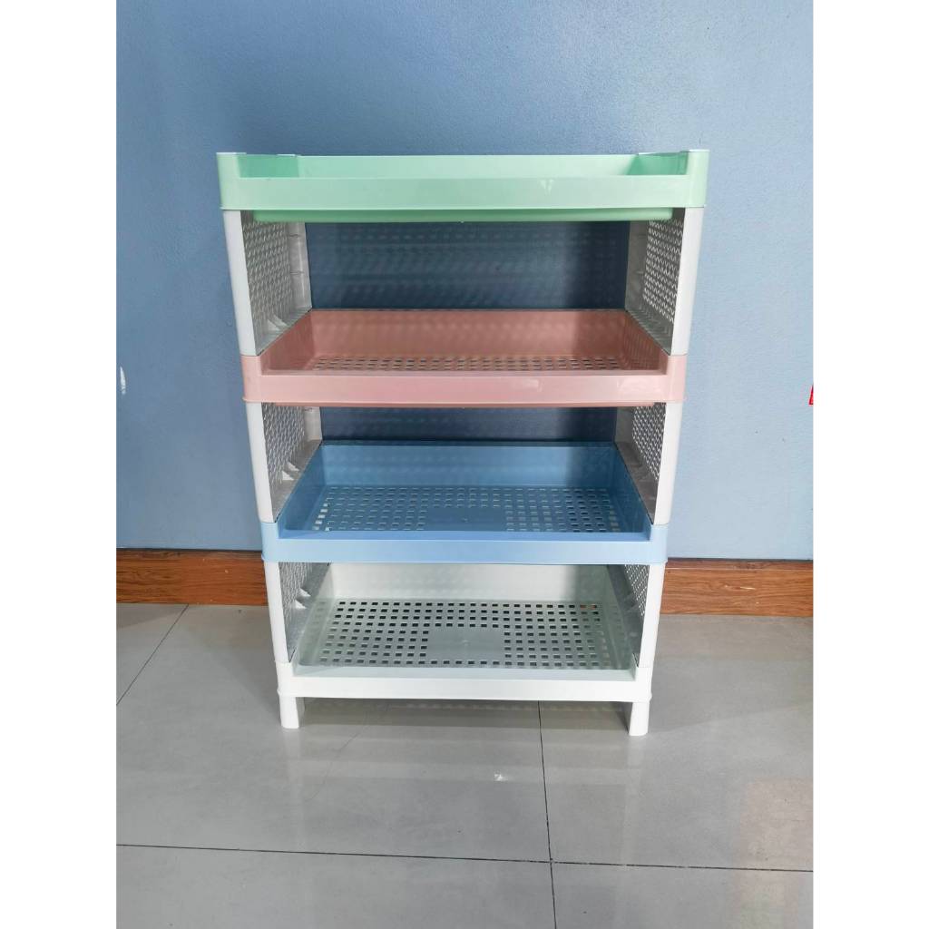 ชั้น ชั้นวางของเนโกะ 4 ชั้น สีพลาสเทล CNN