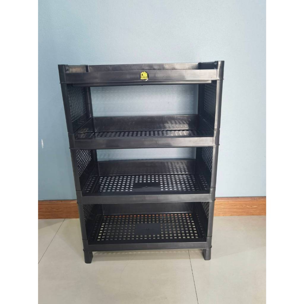 ชั้นวางของเนโกะ 4 ชั้น สีดำ CNN - รูปที่ 2