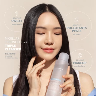 [แพคคู่] Common Ground NUE Aqua Micellar + Triple Cleanser (Makeup Remover) ไมเซล่า คลีนเซอร์