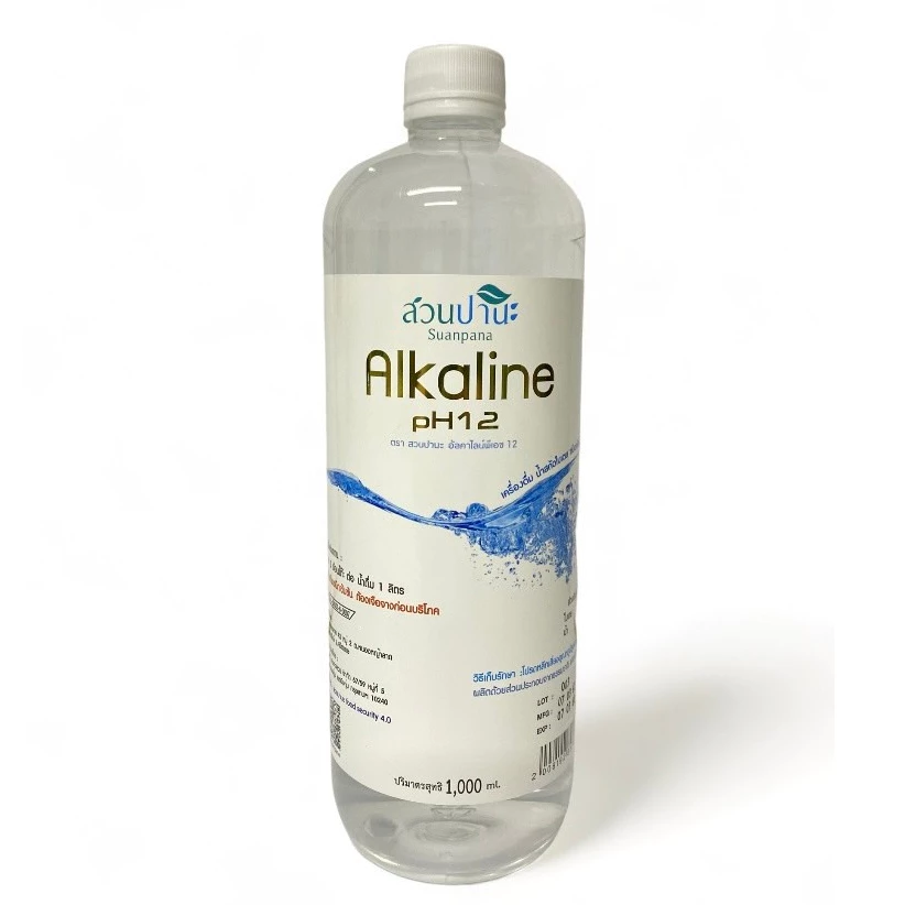 น้ำอัลคาไลน์ น้ำด่าง PH12 สวนปานะ Alkaline Water 1000 มล.