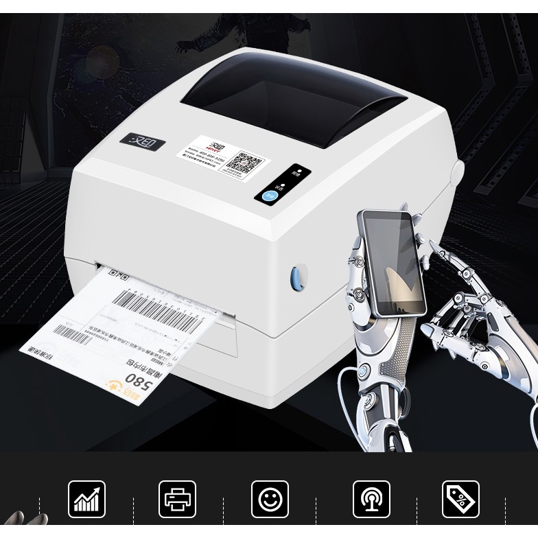 HPRT D45BT Printer Online รองรับ USB/Wifi เครื่องปริ้น ฉลากสินค้า ใบปะหน้า บาร์โค้ด พิมพ์ใบปะหน้า เครื่องปริ้นสติกเกอร์