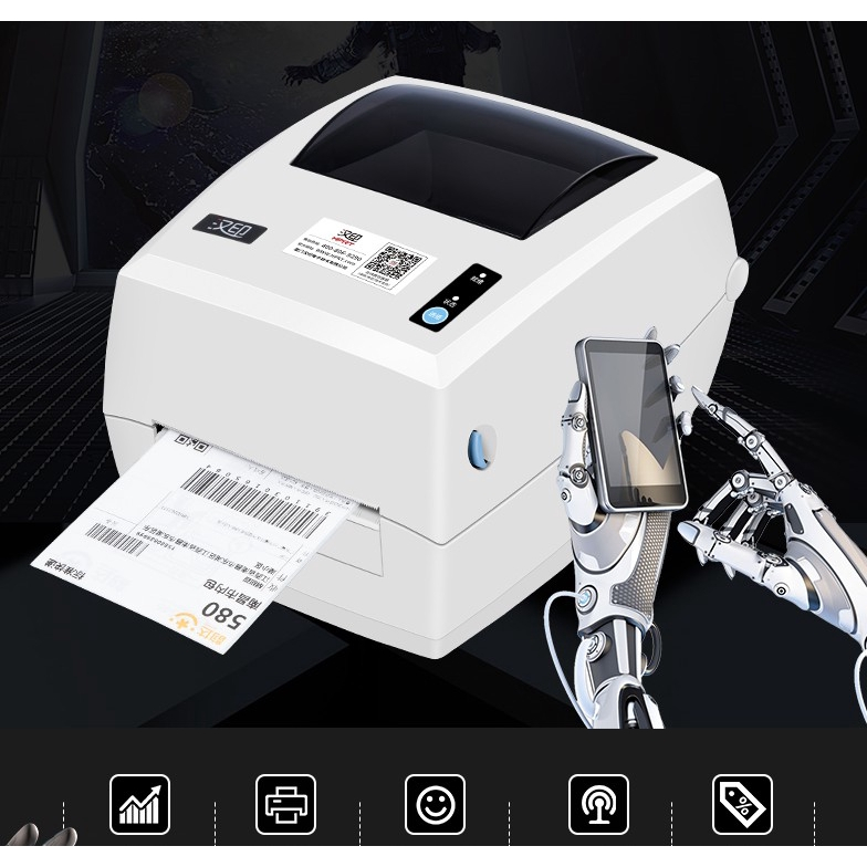 HPRT D45BT Printer Online รองรับ USB/Wifi เครื่องปริ้น ฉลากสินค้า ใบปะหน้า บาร์โค้ด พิมพ์ใบปะหน้า เค