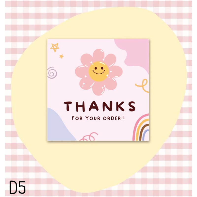 💢พร้อมส่ง🇨🇷💢 🚲 สติ๊กเกอร์ THANK YOU 🚲