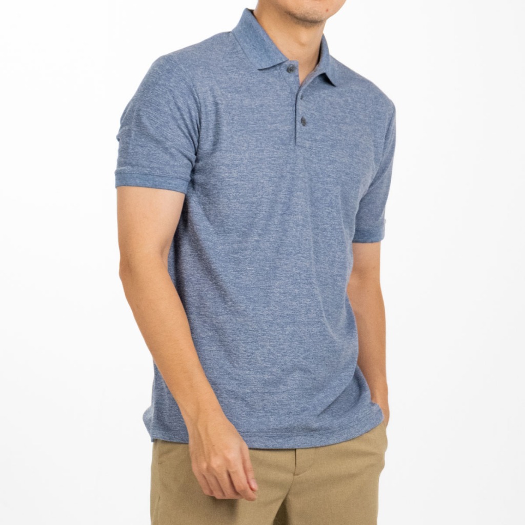 era-won เสื้อโปโล แขนสั้น ทรงสลิม Polo Golf รุ่น Alway Fresh	สี NAVY - รูปที่ 3